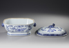 A CHINESE BLUE AND WHITE SOUP TUREEN AND COVER, 18TH CENTURY