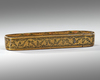 A QAJAR LACQUERED PAPIER-MACHÉ QALAMDAN (PEN BOX), PERSIA, 19TH CENTURY