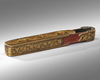 A QAJAR LACQUERED PAPIER-MACHÉ QALAMDAN (PEN BOX), PERSIA, 19TH CENTURY
