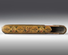 A QAJAR LACQUERED PAPIER-MACHÉ QALAMDAN (PEN BOX), PERSIA, 19TH CENTURY
