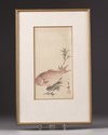 A Chinese painting on silk