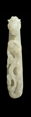 A CHINESE JADE BELT HOOK, 19TH-20TH CENTURY
