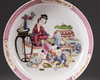 A pair of 'famille rose' dishes