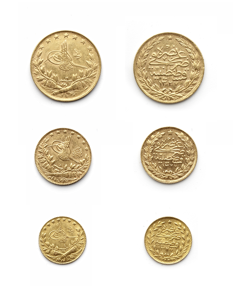 THREE OTTOMAN COINS