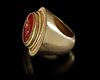 A LARGE HELLENISTIC RING WITH INTAGLIO OF OMPHALE, 2ND-1ST CENTURY BC