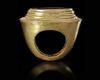 A LARGE HELLENISTIC RING WITH INTAGLIO OF OMPHALE, 2ND-1ST CENTURY BC