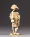 A JAPANESE BONE CARVING  FIGURE, 19TH CENTURY