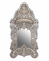 A TURKISH MOTHER OF PEARL AND BONE INLAID MIRROR, EARLY 20TH CENTURY