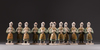 Twelve Chinese Zodiac terracotta figures