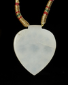 A GEMSET JADE PENDANT INDIA, 19TH CENTURY