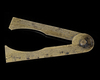 A RARE PERSIAN GUNNER’S CALIPER PRODUCED FOR THE PERSIAN ARMY,  DATED 1154 AH/1741-42 AD