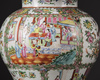 A large Cantonese vase with cover