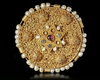 A FATIMID GOLD ROUNDEL WITH PEARL SURROUND, 10TH-11TH CENTURY