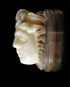 A LARGE CAMEO OF MEDUSA OF EXTRAORDINARY SIZE AND PROPORTIONS, 1ST-2ND CENTURY AD