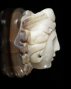 A LARGE CAMEO OF MEDUSA OF EXTRAORDINARY SIZE AND PROPORTIONS, 1ST-2ND CENTURY AD