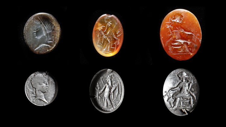 THREE ROMAN INTAGLIOS, 1ST-2ND CENTURY AD