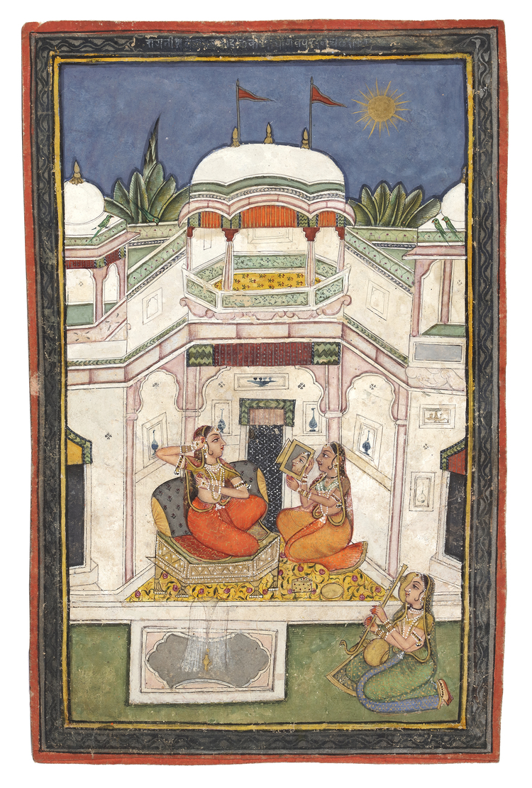 A PAINTING OF BILAVAL RAGINI, INDIA, BUNDI, 18TH CENTURY