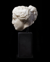 A HEAD OF APOLLO, MARBLE, GREEK, EARLY 4TH CENTURY BC
