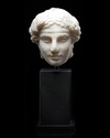 A HEAD OF APOLLO, MARBLE, GREEK, EARLY 4TH CENTURY BC