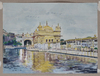 VIEWS OF THE GOLDEN TEMPLE AT AMRITSAR EUROPEAN SCHOOL, 19TH CENTURY