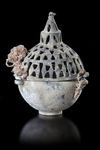 * AN ISLAMIC SPHERICAL OPENWORK INCENSE BURNER, SPAIN, 12TH CENTURY