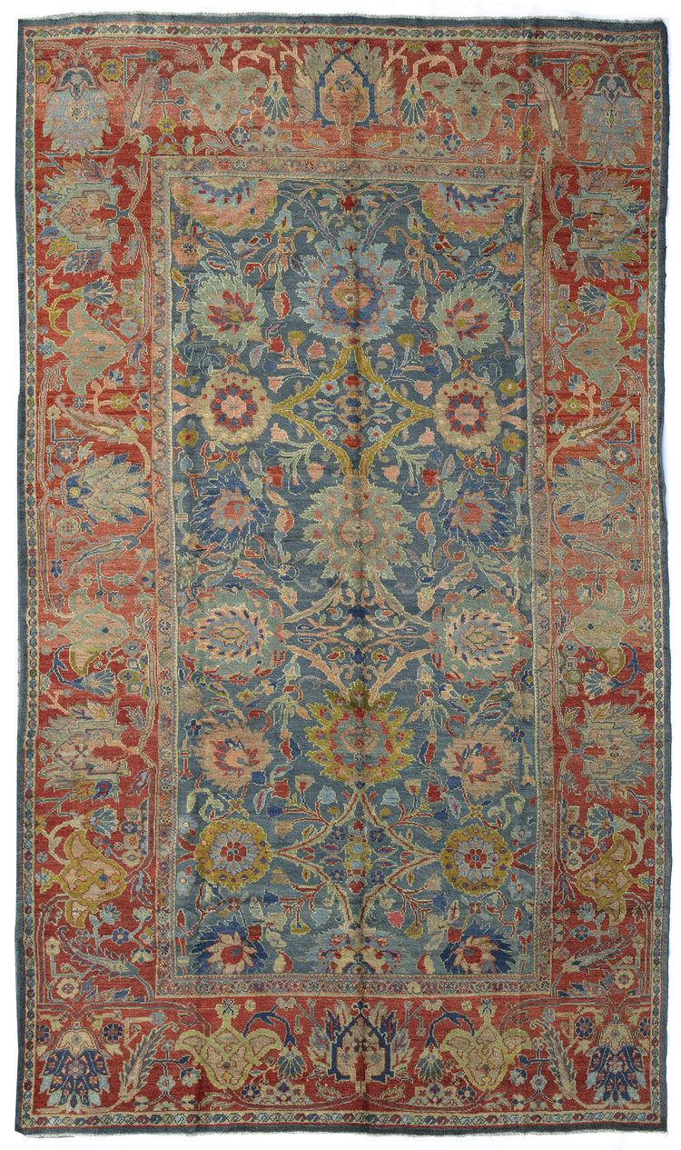 A ZIEGLER MAHAL CARPET, PERSIA, LATE 19TH CENTURY
