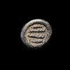 AN EARLY ISLAMIC GLASS WEIGHT OF DIRHAM, 10TH-11TH CENTURY