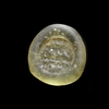 AN EARLY ISLAMIC GLASS WEIGHT OF DOUBLE DIRHAM, 10TH-11TH CENTURY