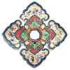 FIVE CHINESE YUN JIAN EMBROIDERED SILK CLOUD COLLARS, 20TH CENTURY
