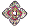 FIVE CHINESE YUN JIAN EMBROIDERED SILK CLOUD COLLARS, 20TH CENTURY