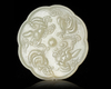 A CHINESE JADE CARVED MIRROR, 20TH CENTURY
