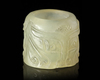 A CHINESE JADE ARCHER'S RING, 20TH CENTURY