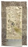 A CHINESE SILK EMBROIDERED SCROLL, 20TH CENTURY