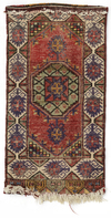A KONYA KARAPINAR YASTIK CARPET, CIRCA 1900