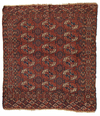 A TEKKE TURKMEN CARPET, 19TH CENTURY