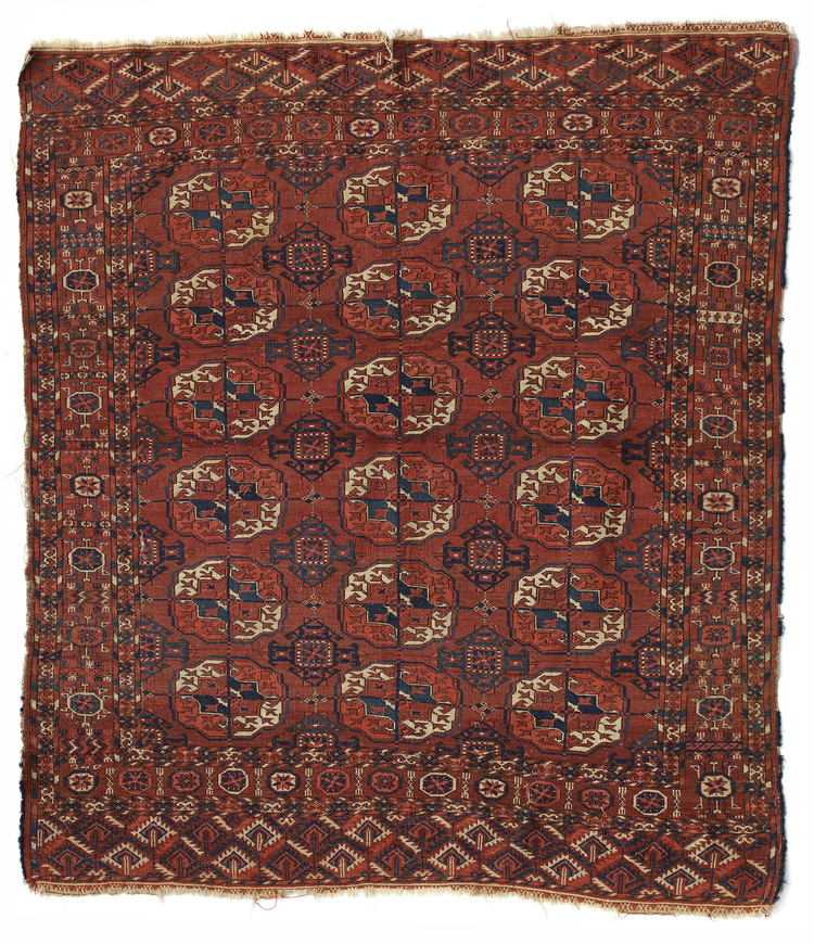 A TEKKE TURKMEN CARPET, 19TH CENTURY
