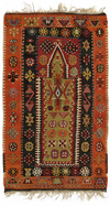 A KILIM SIVAS ZARA PRAYER RUG, CENTRAL ANATOLIA, 19TH CENTURY