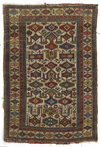 ANTIQUE IVORY GROUND KUBA RUG, 19TH CENTURY