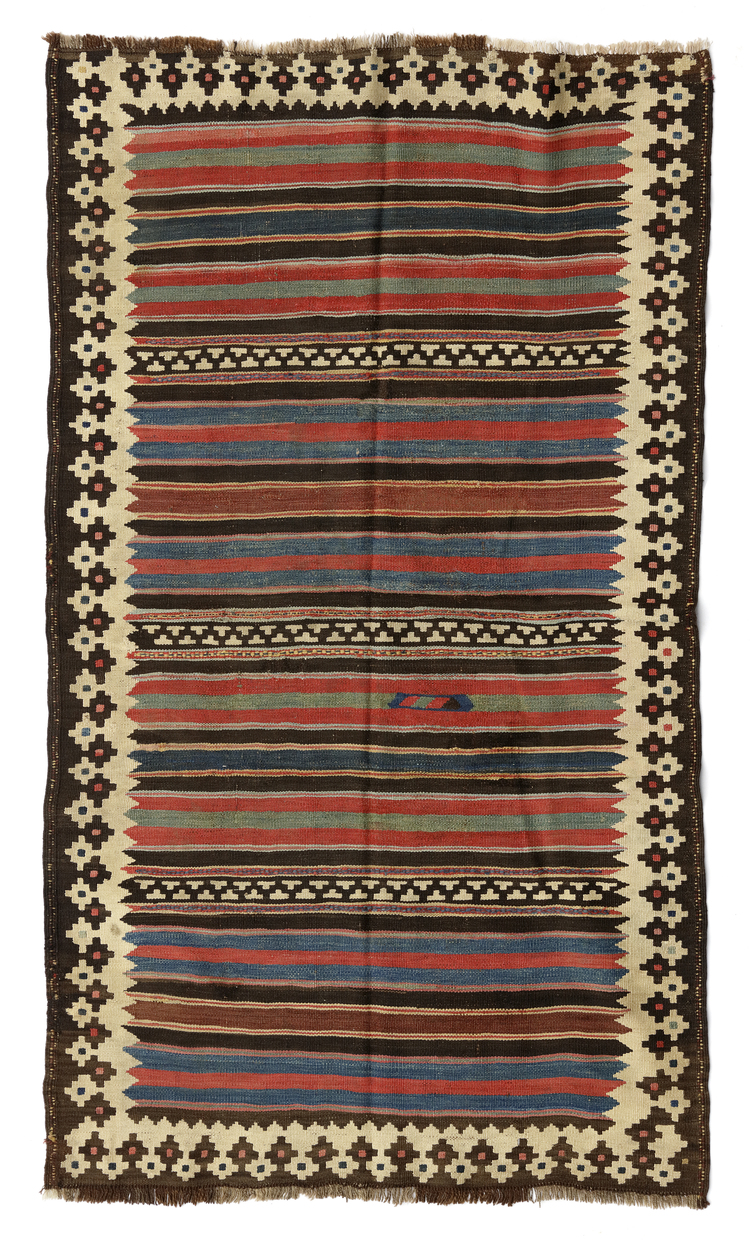 SHAHSAVAN STRIPE KILIM, NOTHWEST PERSIA, 19TH CENTURY
