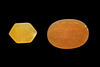 TWO PERSIAN AGATE AMULETS, QAJAR PERIOD