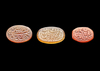 THREE PERSIAN AGATE SEALS, QAJAR PERIOD,18TH-19TH CENTURY