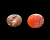 TWO PERSIAN AGATE SEALS, QAJAR PERIOD, 18TH-19TH CENTURY