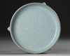A CHINESE THREE LEGGED RU WARE WASHER, QING DYNASTY (1644–1911)