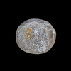 AN EARLY ISLAMIC GLASS WEIGHT OF HALF DINAR