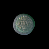 AN EARLY ISLAMIC GLASS WEIGHT OF DIRHAM