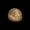 AN EARLY ISLAMIC GLASS WEIGHT OF HALF DIRHAM