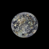 AN EARLY ISLAMIC GLASS WEIGHT OF HALF DINAR