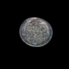 AN EARLY ISLAMIC GLASS WEIGHT OF HALF QUARTER DIRHAM