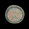 AN EARLY ISLAMIC GLASS WEIGHT OF DOUBLE DIRHAM, 10TH-11TH CENTURY