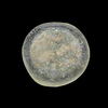 AN EARLY ISLAMIC GLASS WEIGHT OF DOUBLE DIRHAM, 10TH-11TH CENTURY